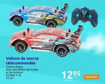 Action Voiture de course télécommandée offre