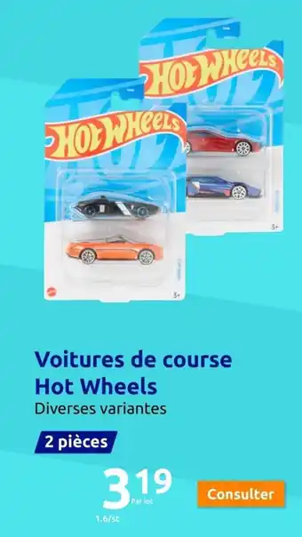Action Voitures de course Hot Wheels offre