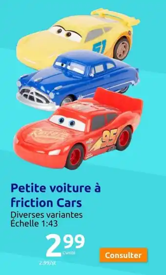 Action Petite voiture à friction Cars offre