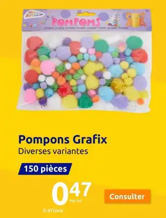 Action Pompons Grafix offre