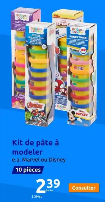Action Kit de pâte à modeler offre