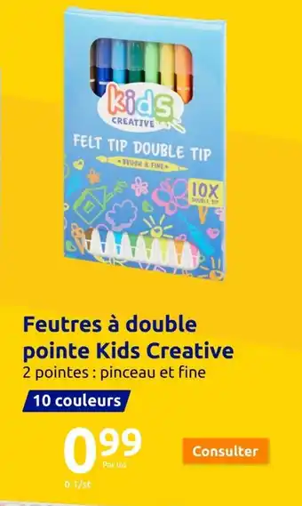 Action Feutres à double pointe Kids Creative offre