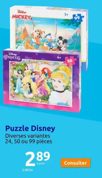 Action Puzzle Disney offre