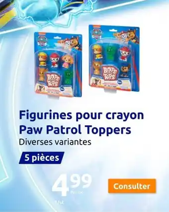 Figurines pour crayon Paw Patrol Toppers
