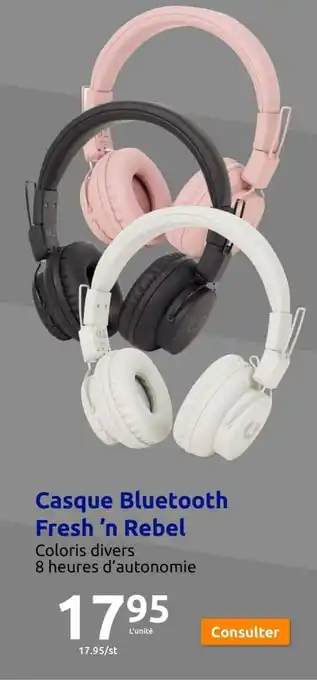 Action Casque Bluetooth Fresh 'n Rebel offre