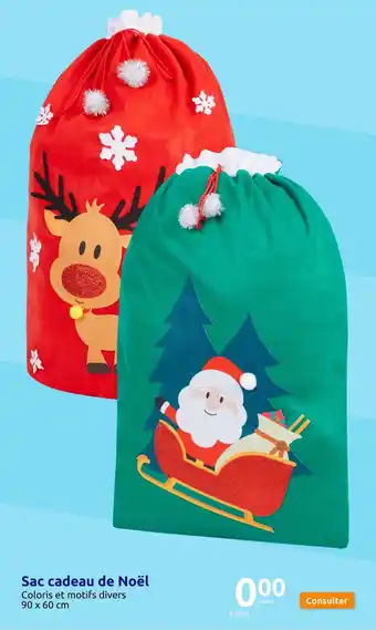 Sac cadeau de Noël