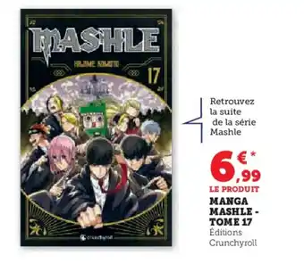 Hyper U MANGA MASHLE - TOME 17 offre