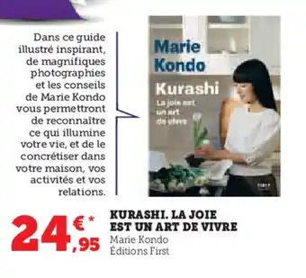 Hyper U KURASHI. LA JOIE EST UN ART DE VIVRE offre
