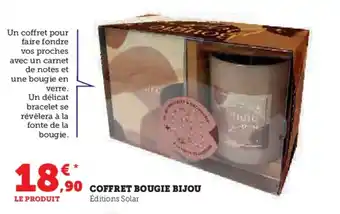 Hyper U COFFRET BOUGIE BIJOU offre