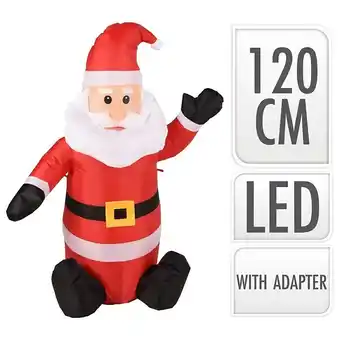 Bricorama Ambiance père noël gonflable à led 120 cm offre