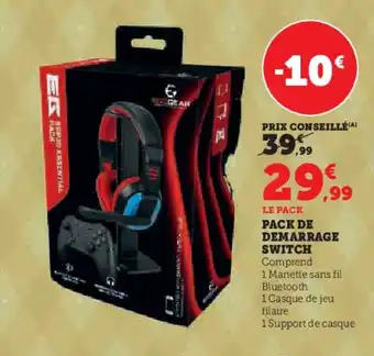 Hyper U PACK PACK DE DEMARRAGE SWITCH offre