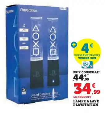 Hyper U LAMPE A LAVE PLAYSTATION offre
