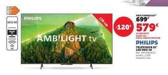 Hyper U TÉLÉVISEUR 55" LED UHD 4K offre