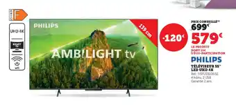 Hyper U TÉLÉVISEUR 55" LED UHD 4K offre