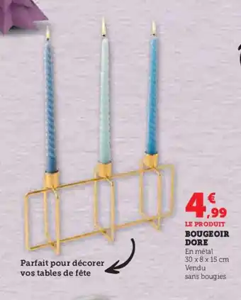 BOUGEOIR DORE