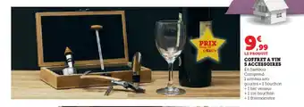 Hyper U COFFRET A VIN 5 ACCESSOIRES offre