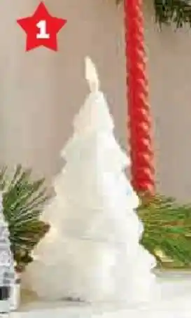 Hyper U BOUGIE LED SAPIN offre