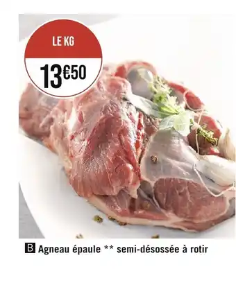 Géant Casino Agneau épaule semi-désossée à rotir offre