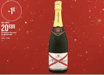 Géant Casino Champagne Brut Rosé offre