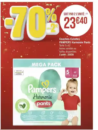 Couches-Culottes PAMPERS Harmonie Pants