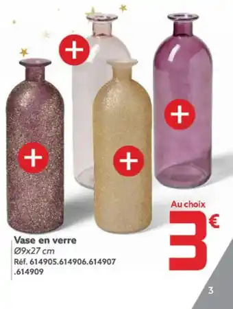 Gifi Vase en verre offre