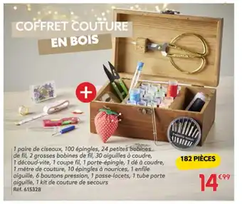 COFFRET COUTURE EN BOIS