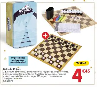 Boite de 99 jeux