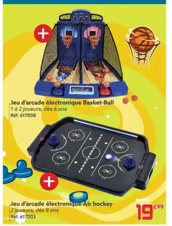 Gifi Jeu d'arcade électronique Air hockey offre