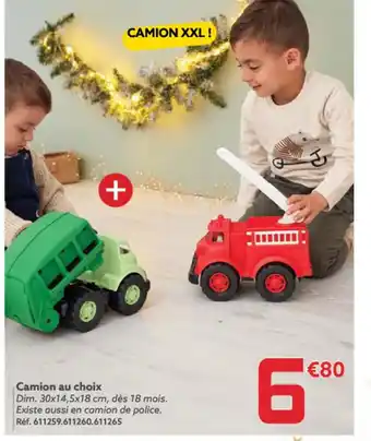 Gifi Camion au choix offre