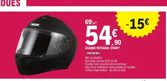 E.Leclerc L'Auto CASQUE INTÉGRAL EVAN(²) offre