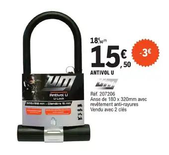 E.Leclerc L'Auto ANTIVOL U offre