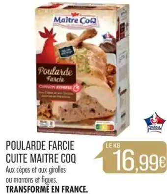Match POULARDE FARCIE CUITE MAITRE COQ offre