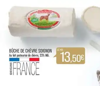 Match BÛCHE DE CHÈVRE SOIGNON offre