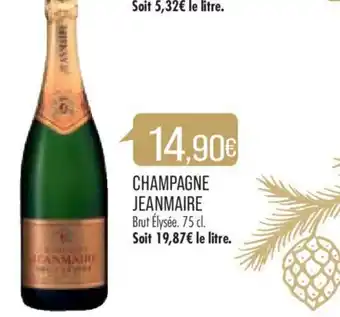 Match CHAMPAGNE JEANMAIRE offre