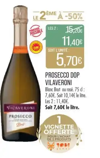Match PROSECCO DOP VILAVERONI offre
