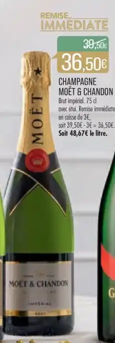 Match CHAMPAGNE MOËT & CHANDON offre
