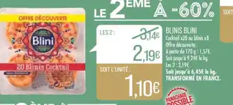 Match Blini Blinis offre