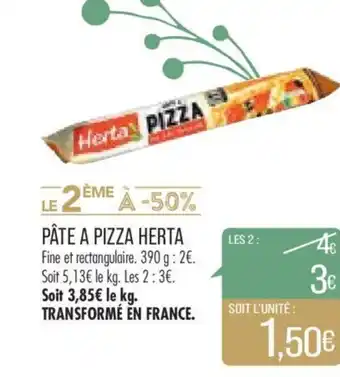 Match PÂTE A PIZZA HERTA offre