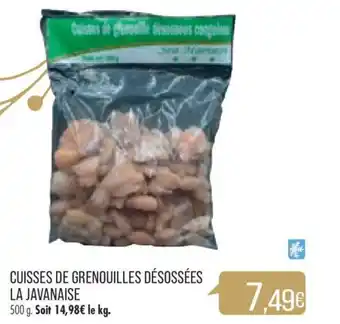 Match CUISSES DE GRENOUILLES DÉSOSSÉES offre