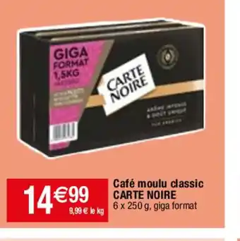 Migros Café moulu classic CARTE NOIRE offre