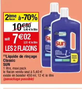 Migros Liquide de rinçage Classic offre