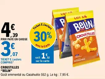 E.Leclerc CROUSTILLES "BELIN" offre