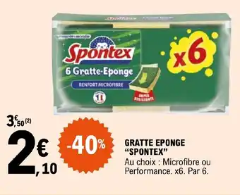 E.Leclerc GRATTE EPONGE "SPONTEX" offre