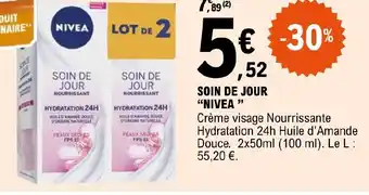 E.Leclerc SOIN DE JOUR "NIVEA " offre
