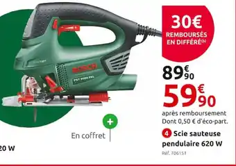 Mr Bricolage Scie sauteuse pendulaire 620 W offre