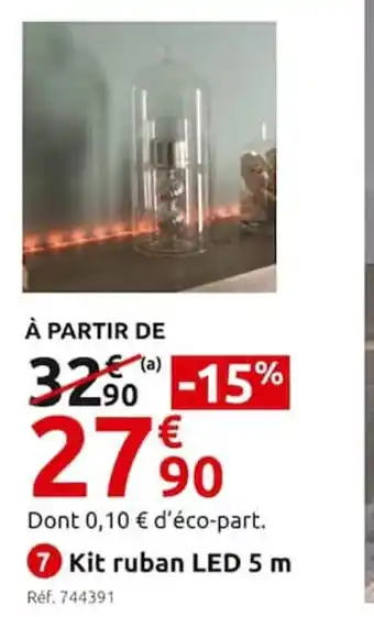 Mr Bricolage 7 Kit ruban LED 5 m offre