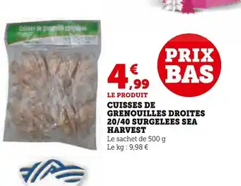 Super U CUISSES DE GRENOUILLES DROITES offre