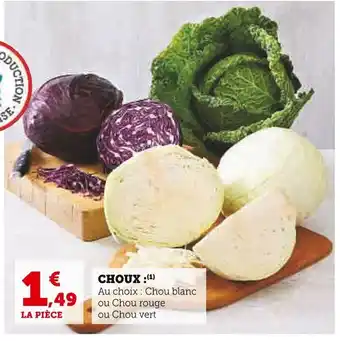 Super U CHOUX offre
