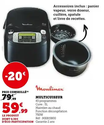 Super U MULTICUISEUR offre