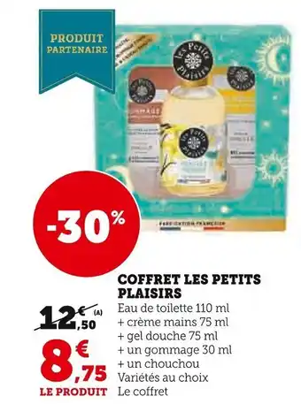 Super U COFFRET LES PETITS PLAISIRS offre